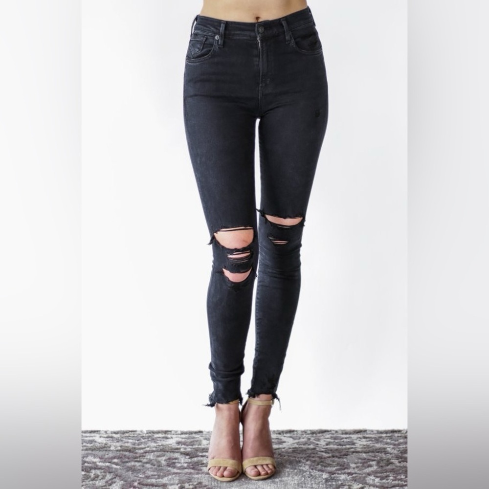 AGOLDE Sophie Hi Rise Skinny in Ruthless